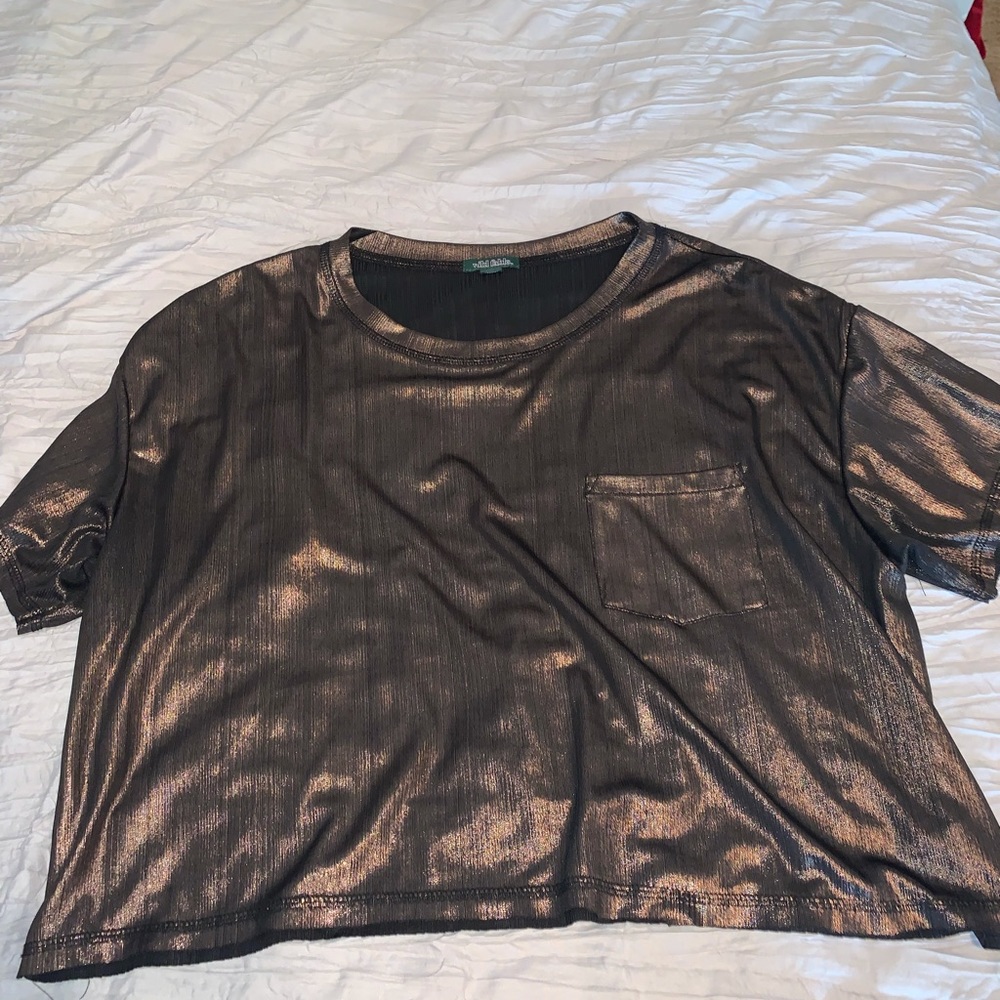 Metallic Bronze Top